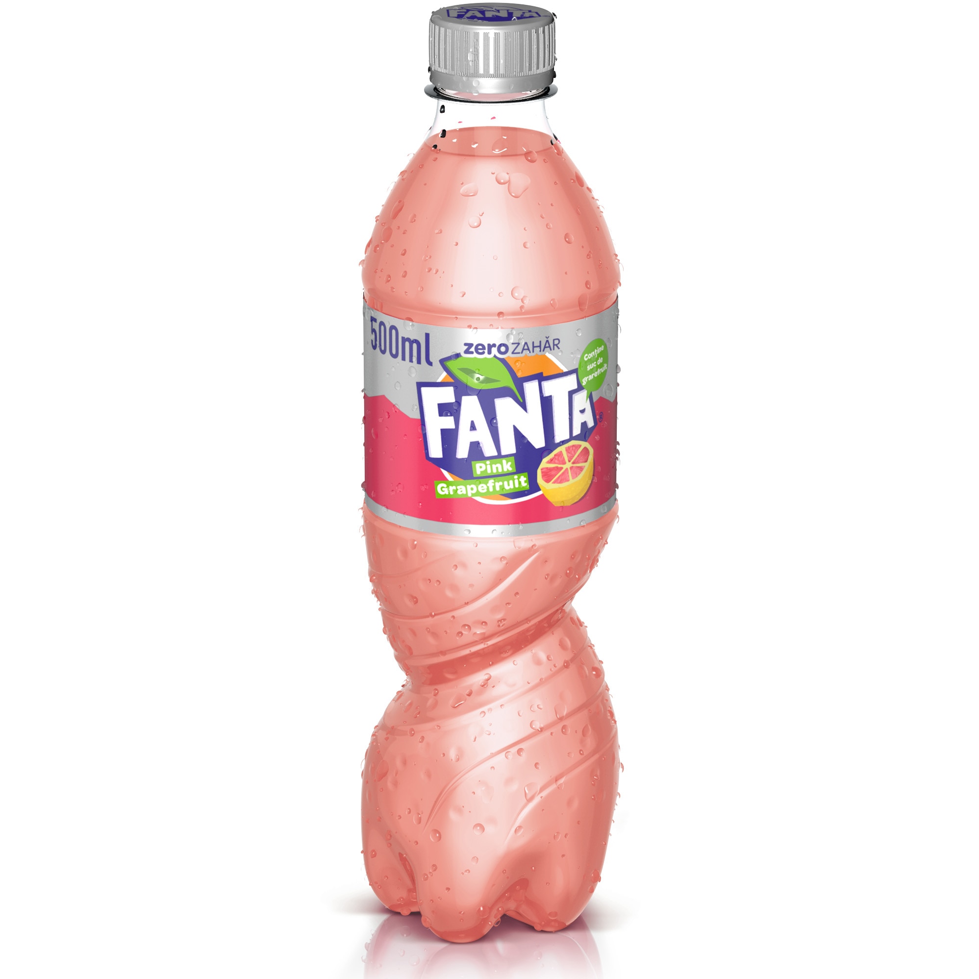 Bauturi acidulate - FANTA 0.5L ZERO PINK GRAPEFRUIT, mcanonstop.ro