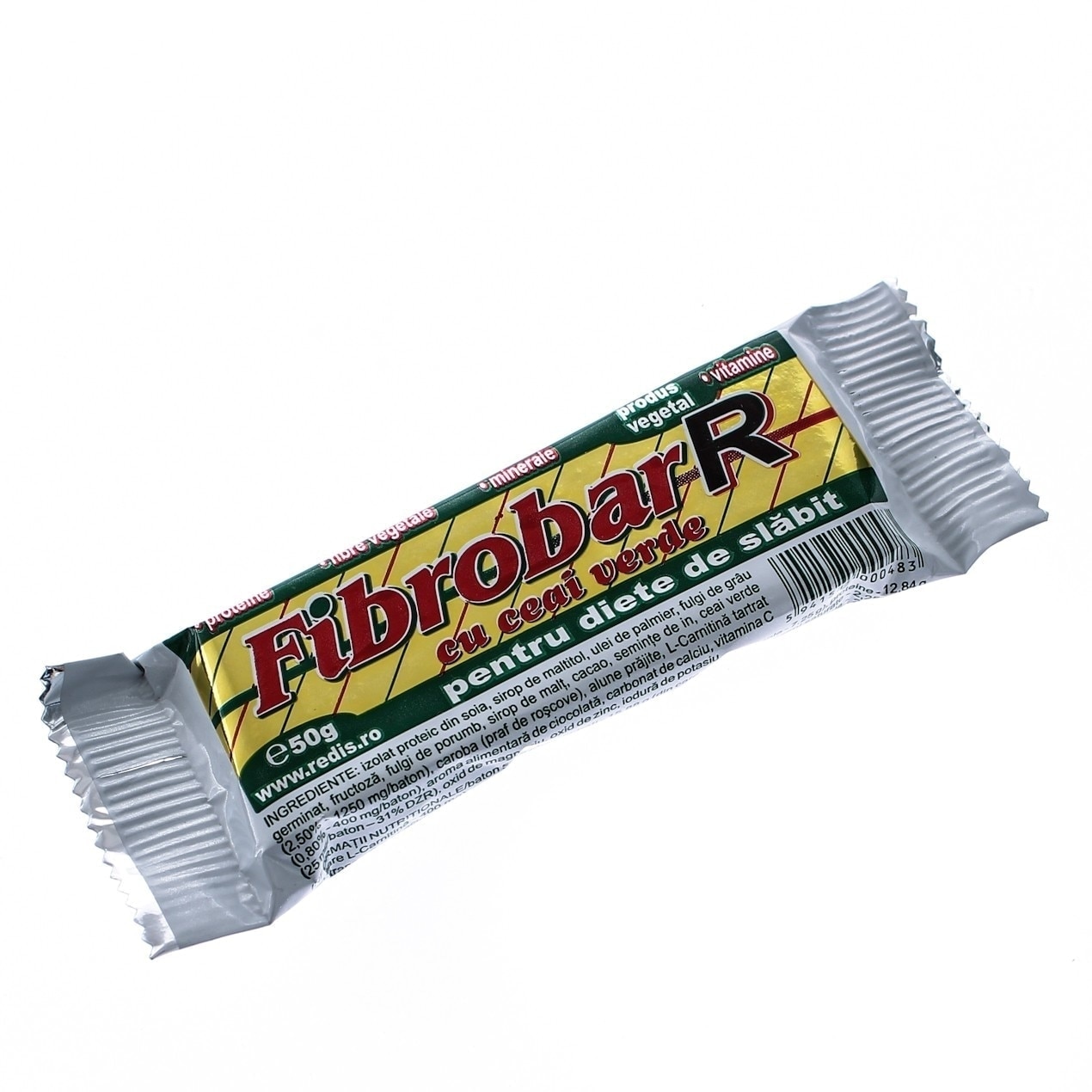 Fara zahar - FIBROBAR 50G CEAI VERDE, mcanonstop.ro