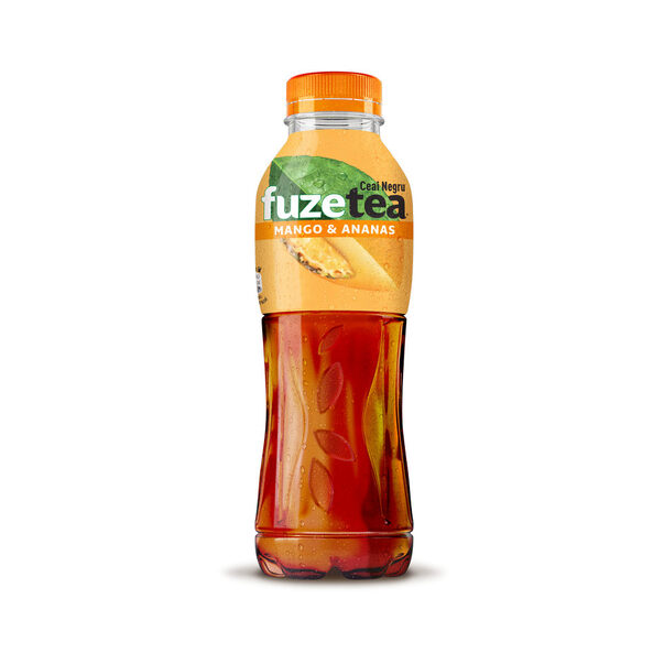 Ice tea - FUZETEA 0.5L ANANA&MANGO&CEAI NEGRU, mcanonstop.ro