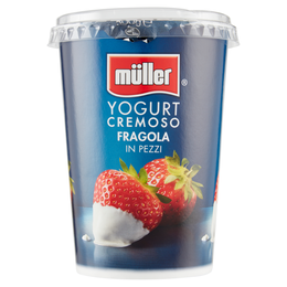 Iaurt natural/fructe - IAURT MULLER PEZZI 500G FRAGOLA, mcanonstop.ro