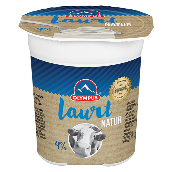 Iaurt natural/fructe - IAURT OLYMPUS 125G NATUR 4%, mcanonstop.ro