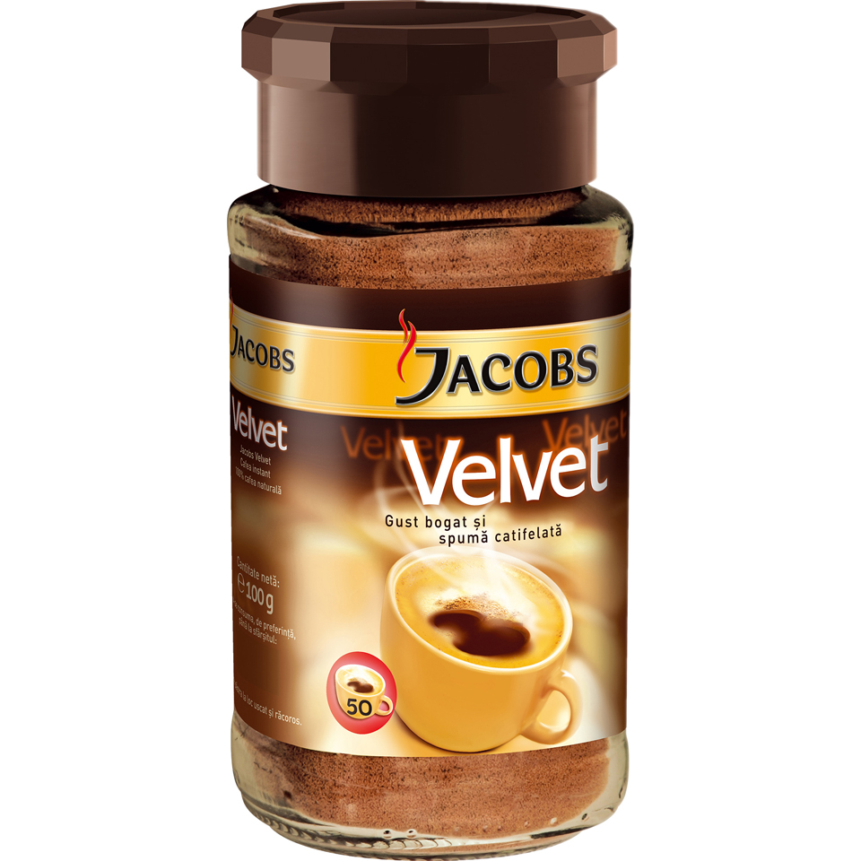 Cafea instant / solubila - JACOBS 100G  VELVET, mcanonstop.ro