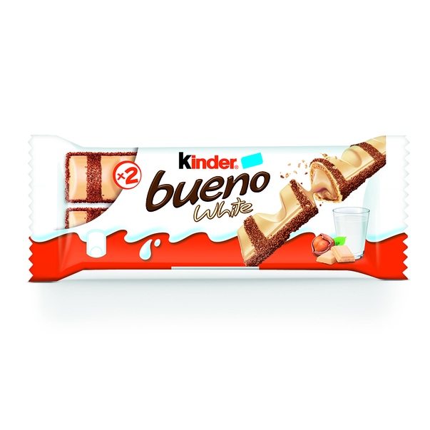 Ciocolata - KINDER BUENO 39G WHITE, mcanonstop.ro