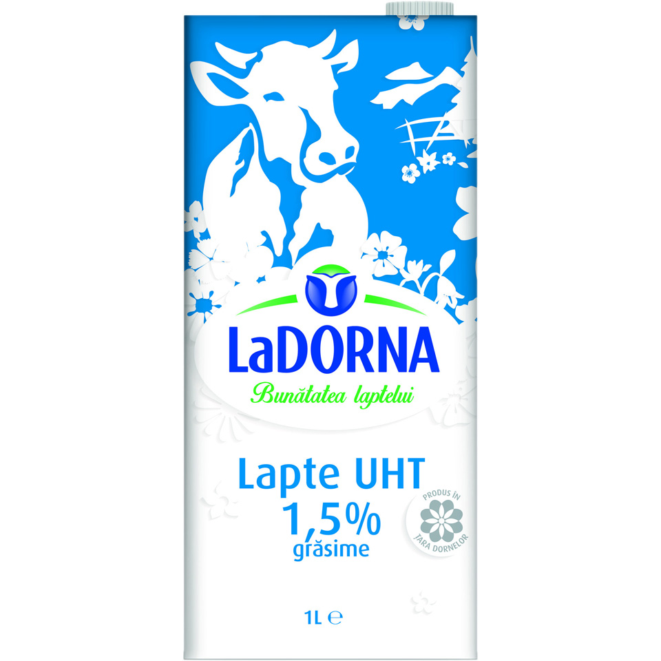 Lapte/ Lapte cu ciocolata - LAPTE DORNA 1L 1.5% UHT, mcanonstop.ro