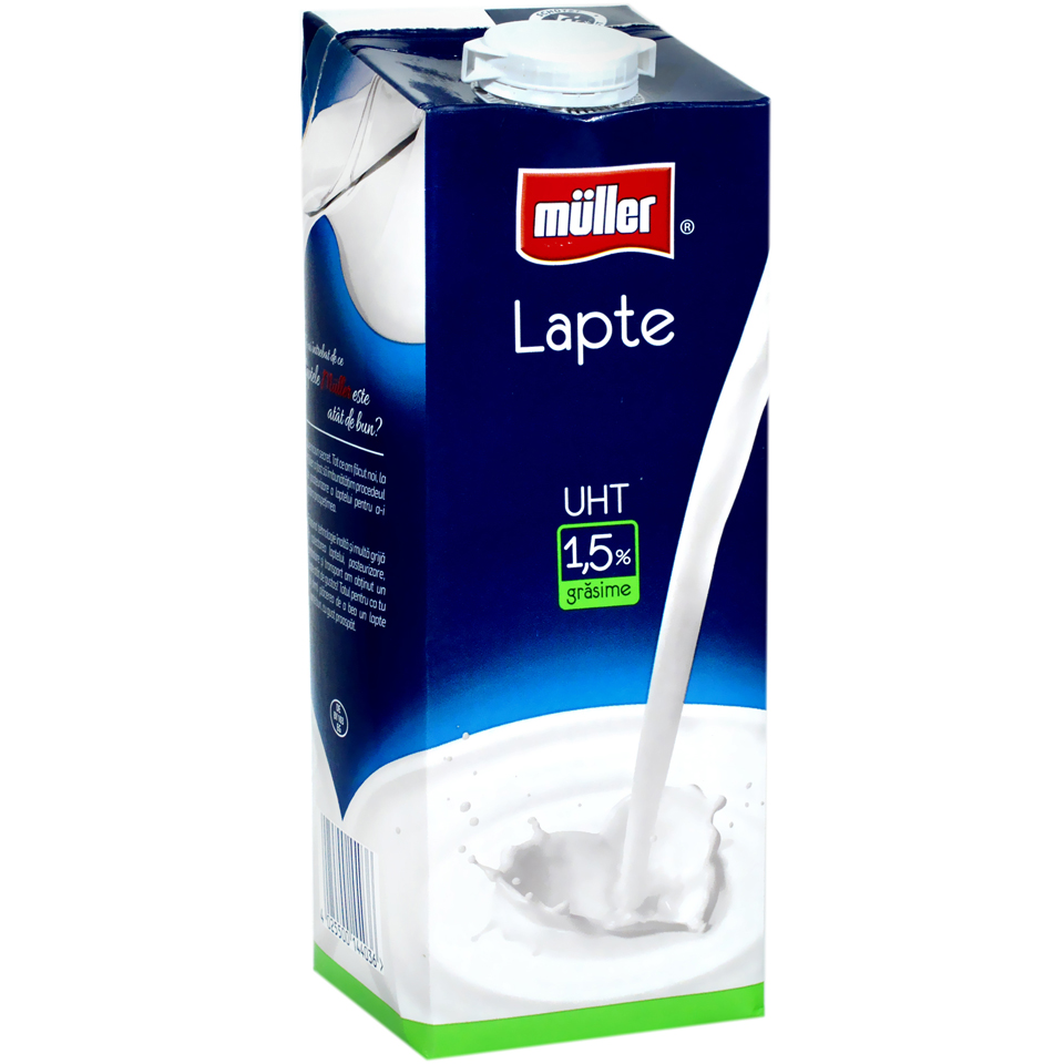 Lapte/ Lapte cu ciocolata - LAPTE MULLER 1L 1.5%., mcanonstop.ro