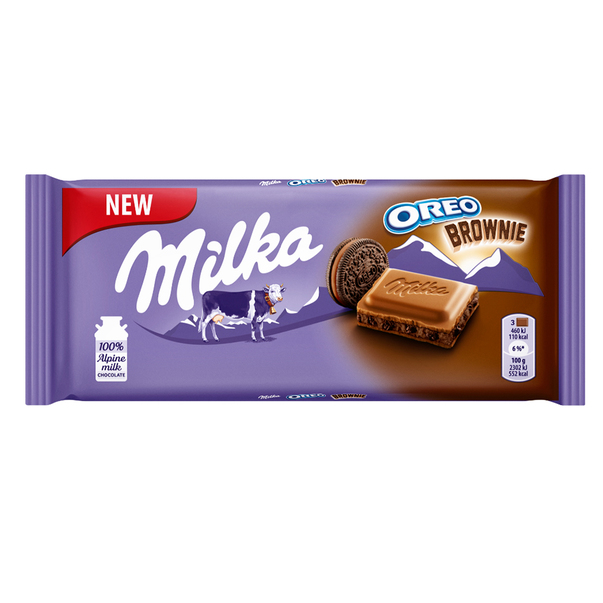 Ciocolata - MILKA 100G OREO BROWNIE, mcanonstop.ro