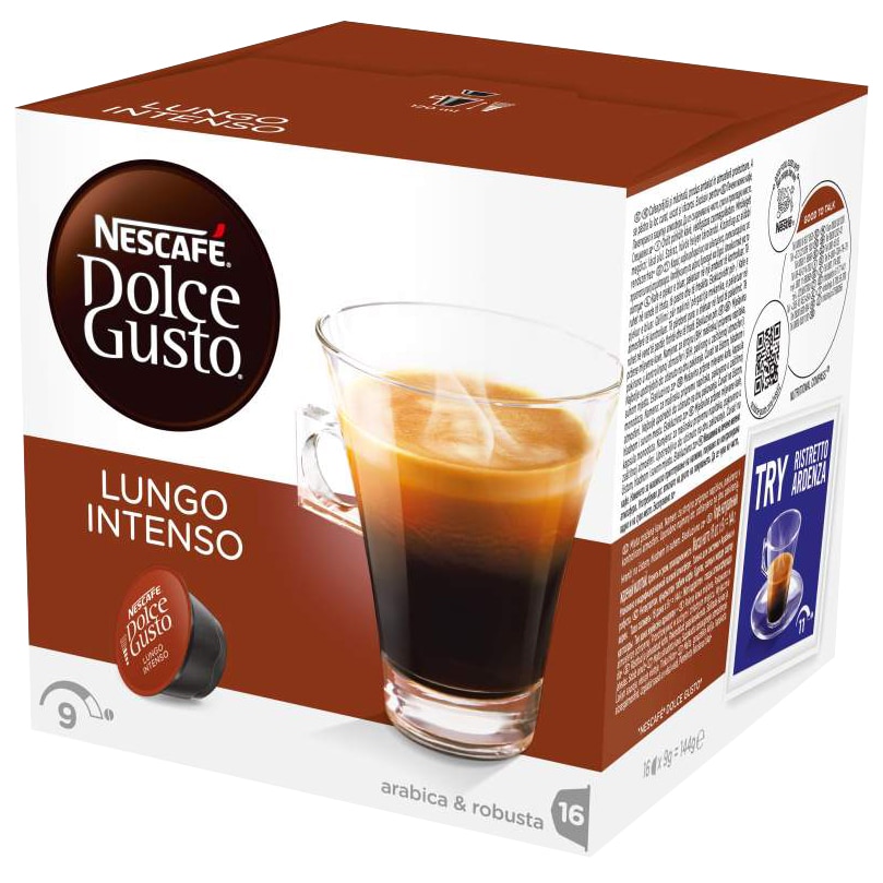 Cafea instant / solubila - NESCAFE DOLCE GUSTO 144G LUNGO INTENSO, mcanonstop.ro