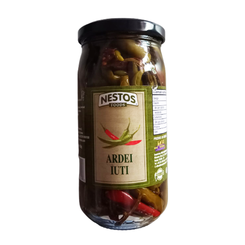 Conserve legume - NESTOS ARDEI IUTI 370G, mcanonstop.ro