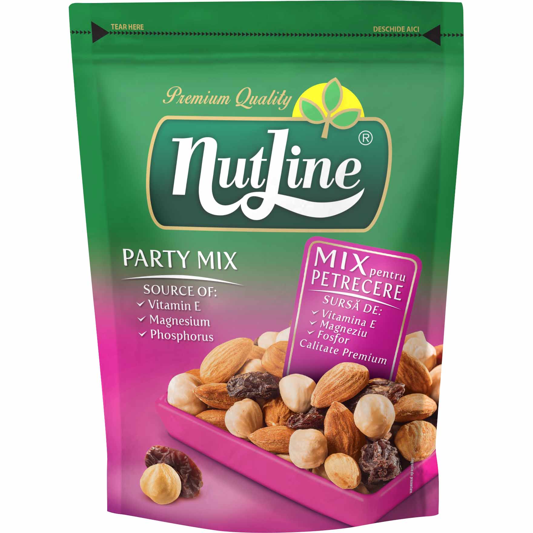 Alune / Fistic/ Migdale - NUTLINE PARTY MIX 150G, mcanonstop.ro