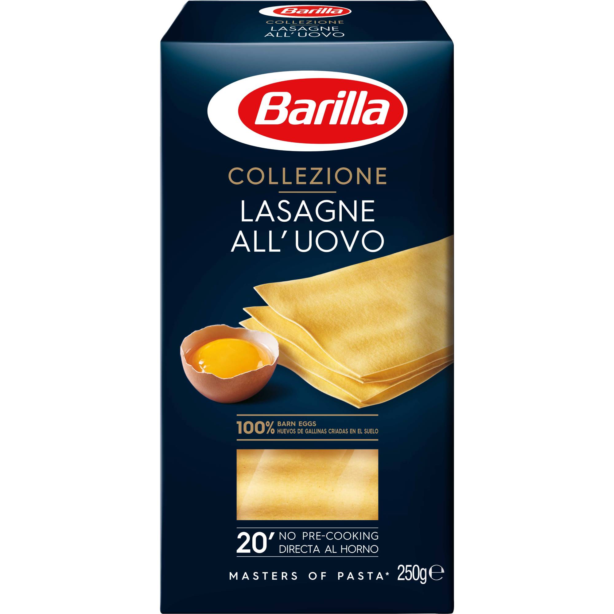 Paste fainoase - PASTE BARILLA 250G LASAGNE CU OU, mcanonstop.ro