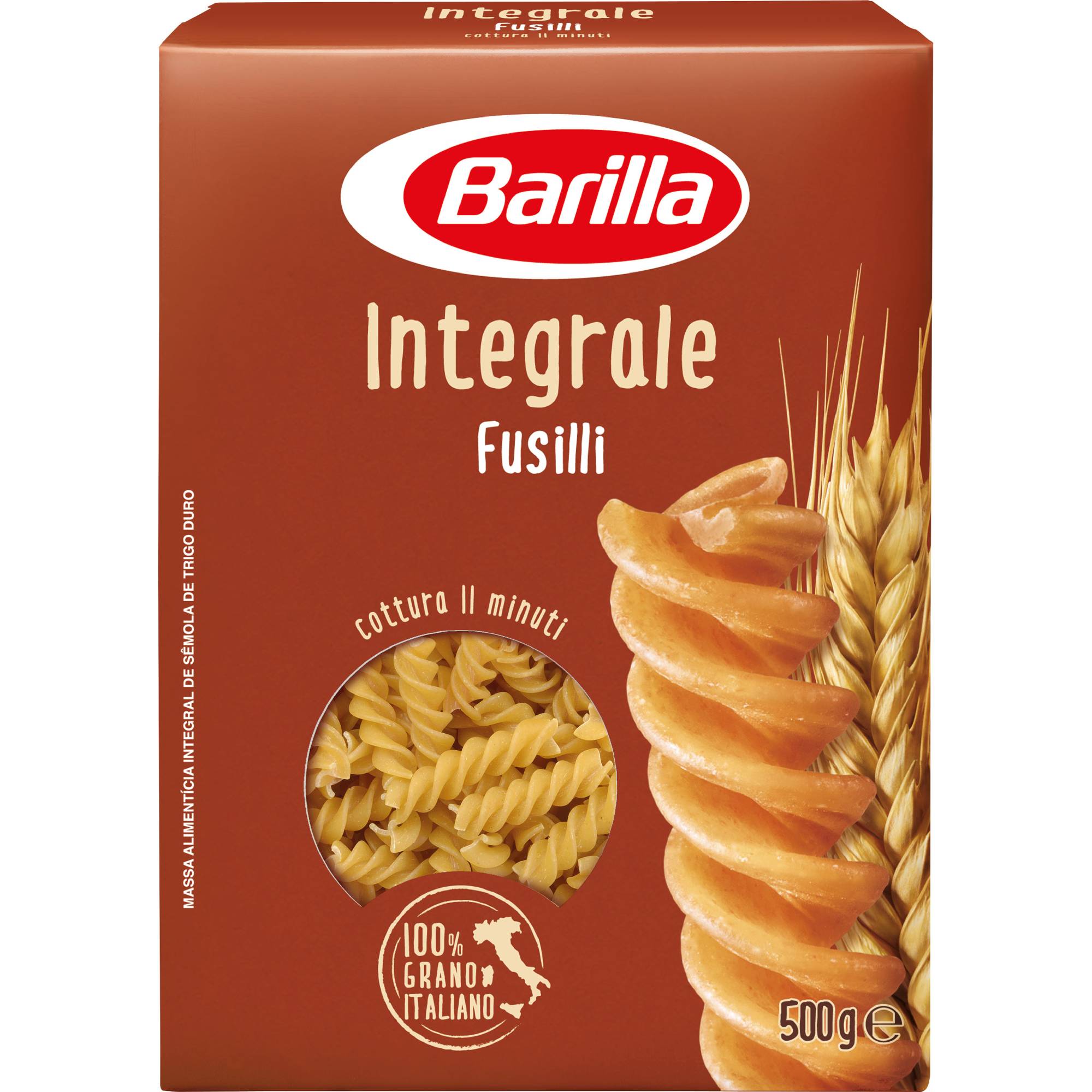 Paste fainoase - PASTE BARILLA 500G FUSILI INTEGRALE, mcanonstop.ro