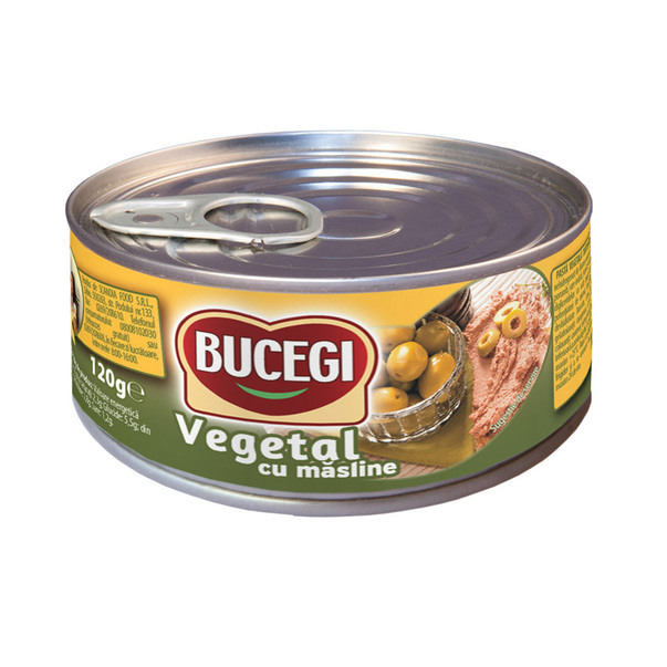 Produs vegetal - PATE BUCEGI 120G VEGETAL MASLINE, mcanonstop.ro