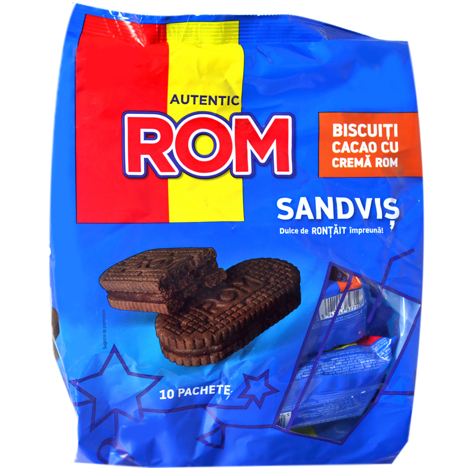 Napolitane/Pernite - ROM SAND 360G CACAO ROM, mcanonstop.ro