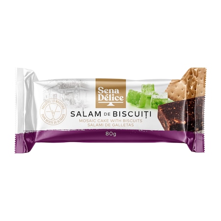 Napolitane/Pernite - SALAM DE BISCUITI SENA DELICE 80G, mcanonstop.ro