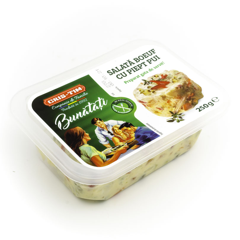 Mancare la minut - SALATA BOEUF 250G CRISTIM, mcanonstop.ro