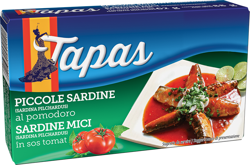 Conserve peste - SARDINE TAPAS 88G SOS LAMAIE, mcanonstop.ro