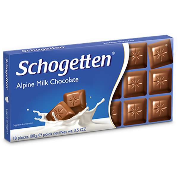 Ciocolata - SCHOGETTEN 100G LAPTE, mcanonstop.ro