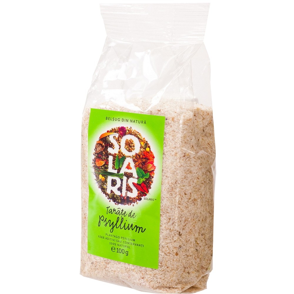 Fulgi si Cereale - TARATE PSYLLIUM 100G SOLARIS NATURAL, mcanonstop.ro