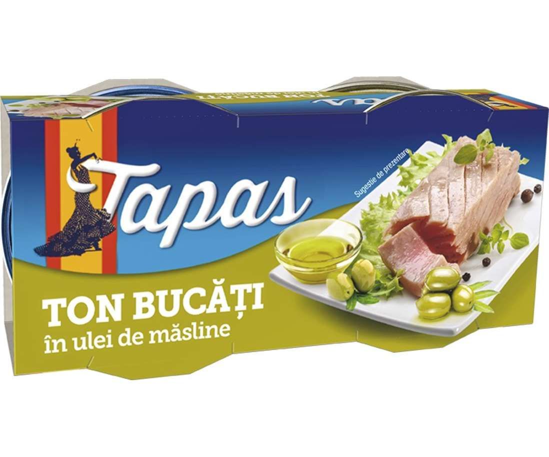 Conserve peste - TON TAPAS 2*80G BUCATI IN ULEI MASLINE, mcanonstop.ro