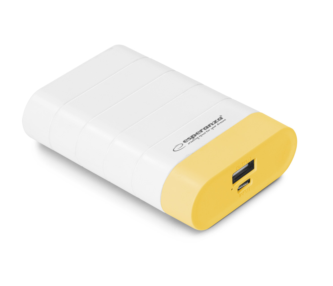 A_2486 EMP110WY Power Bank Graviton 4800mah White/Yellow