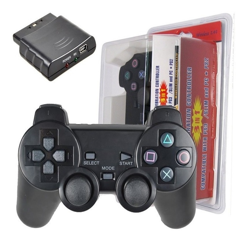 A_2905 GamePad Wireless Vibratie PS2/PS3/PC