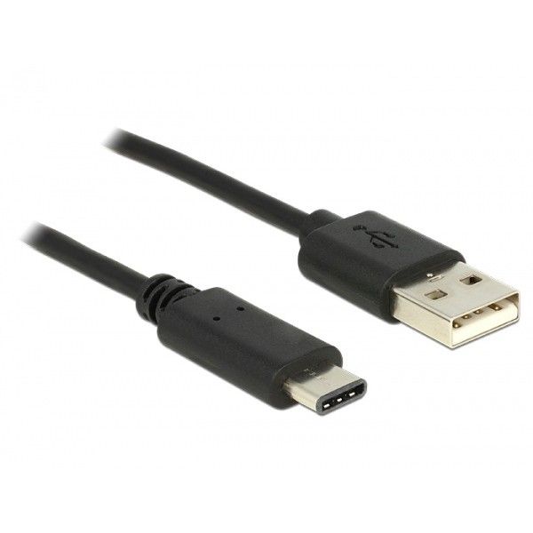 A_1121 Cablu de incarcare si transfer de date Premium USB-Type C Datamaxx lungime 1 metru fast charging pentru telefon / tableta Android sau laptop, conector USB, conector USB-C incarcare rapida negru