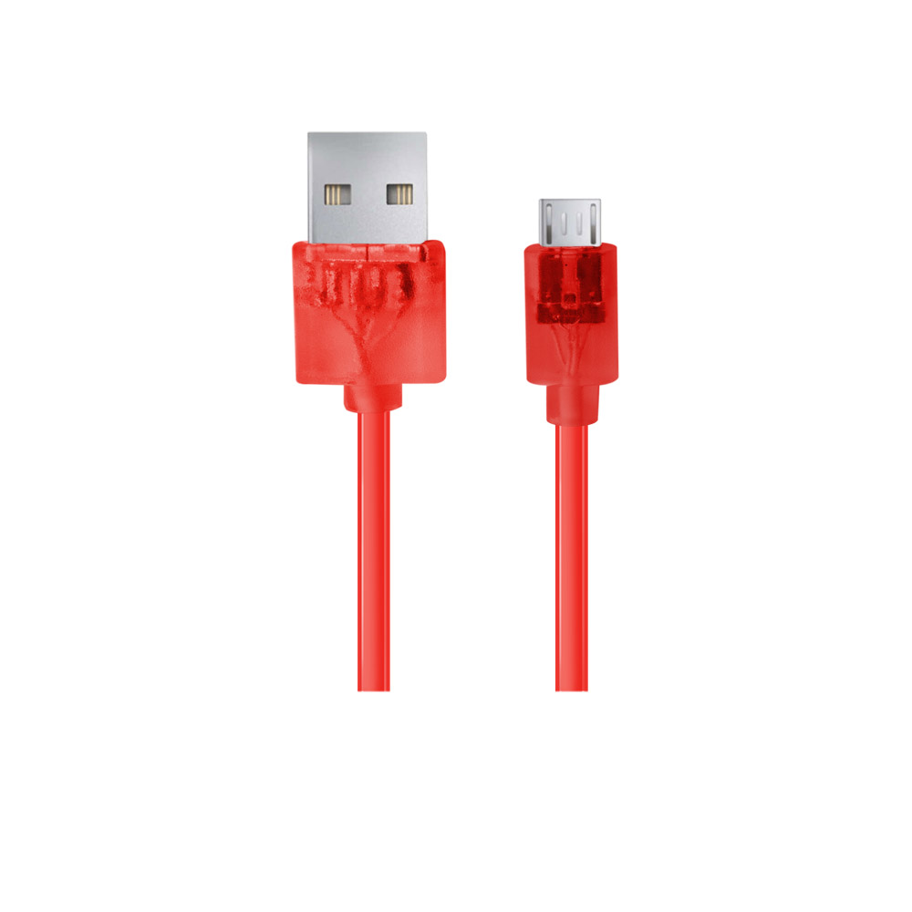 A_2703 EB184R Cablu Date+incarcare micro usb premium rosu