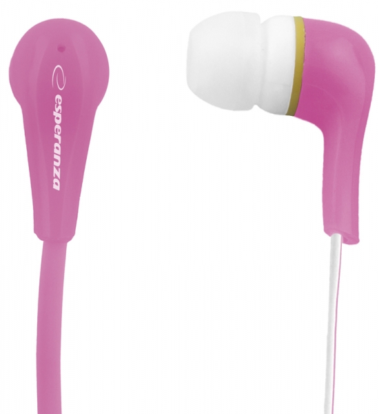 A_2754 EH146P Casti audio Esperanza  Lollipop stereo roz neon