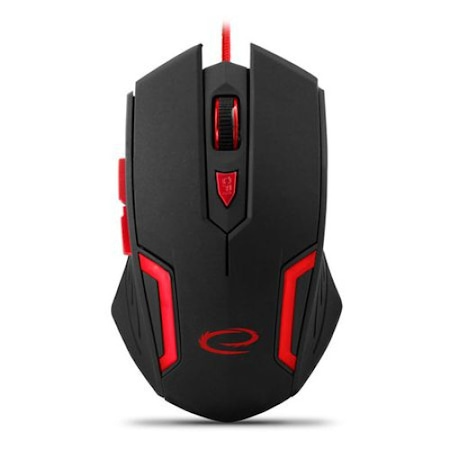 A_3103 EGM205R Mouse optic USB gaming FIGHTER Esperanza 6D negru/rosu