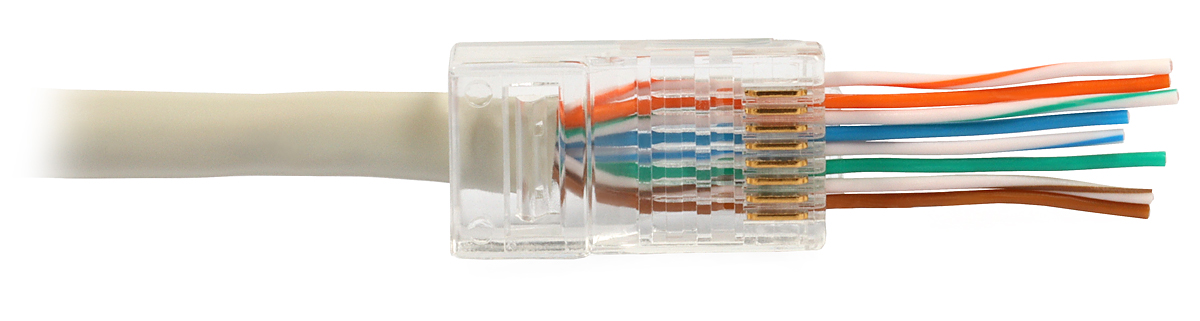 A_3203 Mufa RJ45 Pass Through UTP Cat6 EZ