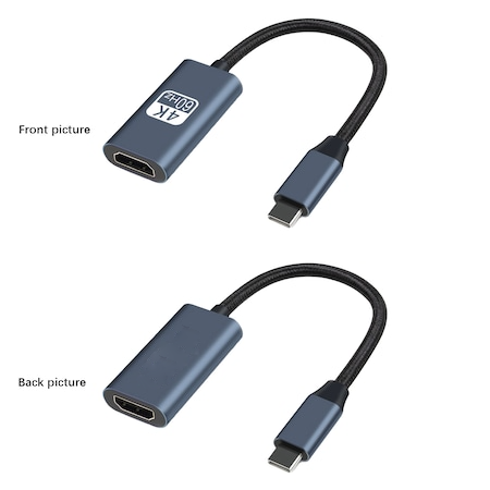 A_4281 Adaptor Datamaxx USB-C tata la HDMI mama 4K 60Hz Negru