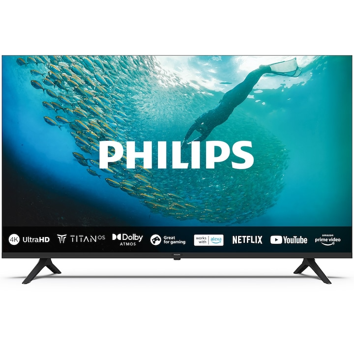 A_4771 Televizor Philips LED 43PUS7009/12, 108 cm, Smart TV, 4K Ultra HD, Clasa E (Model 2024)