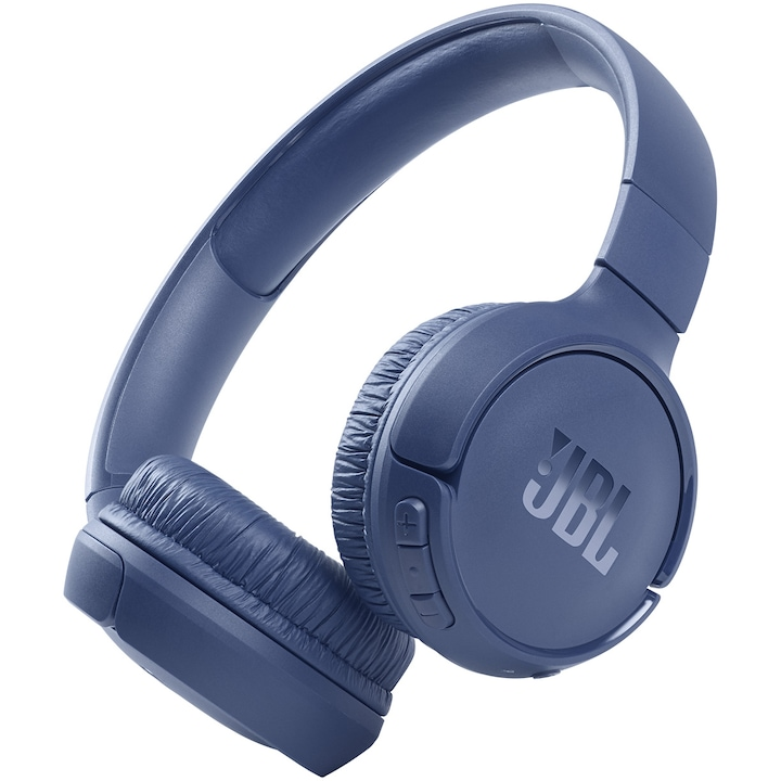 A_4548 Casti audio on-ear JBL Tune 510, Bluetooth, Asistent vocal, Pure Bass, 40 h, Multi-point, Albastru