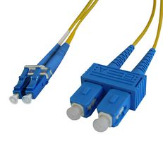 A_4715  Patch Cord Fibra Optica 2 mm Duplex Single Mode Manta LSZH SC/UPC - LC/UPC 10 metri 