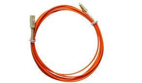 A_4724 Patch Cord Fibra Optica 2 mm Simplex Multi Mode 50/125 OM2 semi-tight bufer, Manta LSZH SC/UPC - LC/UPC 0.5 metri portocaliu