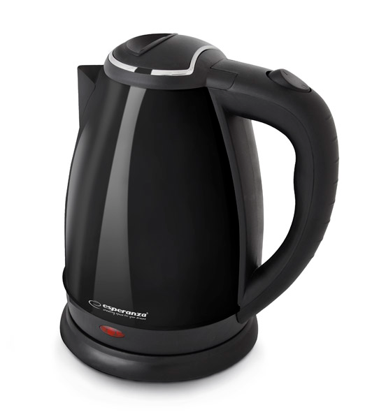 A_3093 EKK113K Fierbator/Ceainic electric, ESPERANZA Kettle Victoria Inox/Plastic, 1.8l, Negru