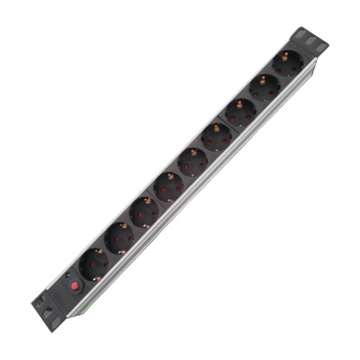 A_3806 BARA ALIM PROFES PDU RACK 19'' CU  9 PRIZE C13 PRIN CONECTOR C14