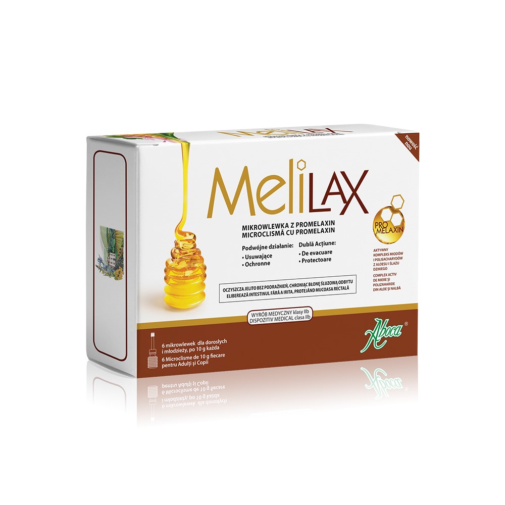 Constipatie - MeliLax microclisme pentru adulti cu propolis x 6 microclisme, medik-on.ro