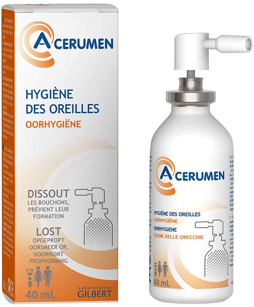Solutii auriculare - A-cerumen spray auricular pentru igiena urechilor x 40ml, medik-on.ro