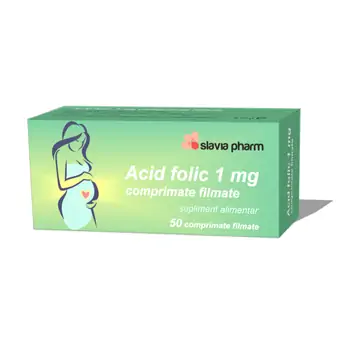 OTC - medicamente fara reteta - Acid folic 1mg x 50 comprimate, medik-on.ro