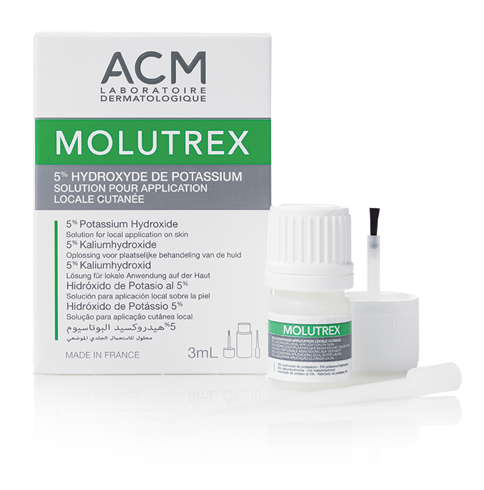 Antimicotice - ACM Molutrex 5% solutie tratament Molluscum Contagiosum x 3ml, medik-on.ro