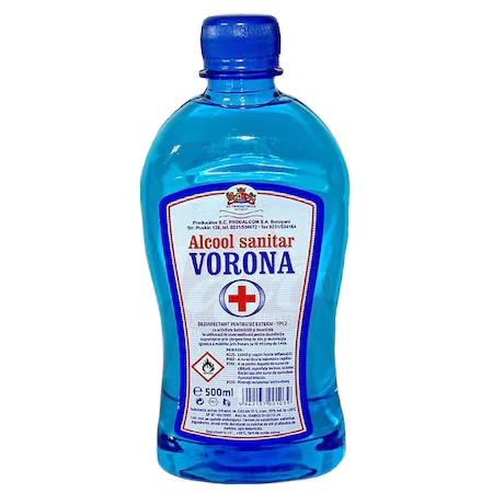Dezinfectanti - Alcool sanitar 70% Vorona x 500ml, medik-on.ro