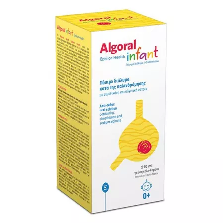 Antiacide - Algoran Infant sirop impotriva refluxul gastro-esofagian x 210ml, medik-on.ro