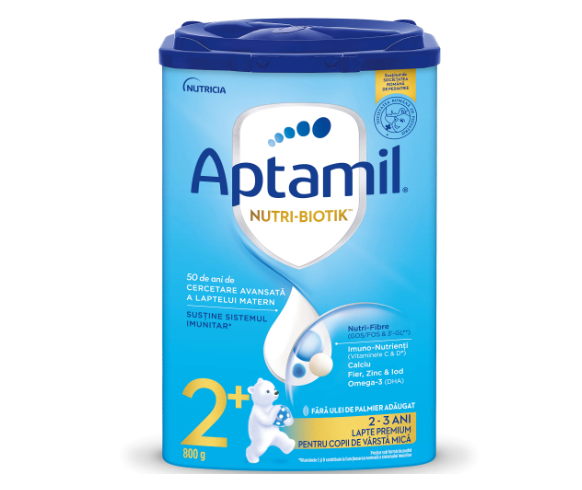 Formule de lapte praf - Aptamil Nutri-Biotik 2+, formula lapte praf de la 2 ani x 800 grame, medik-on.ro