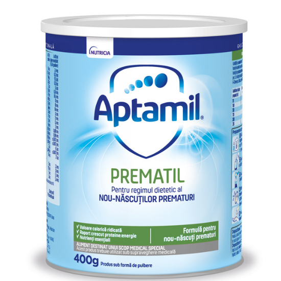 Formule speciale de lapte praf - Aptamil Prematil, formula lapte praf pentru nou-nascuti prematuri x 400 grame, medik-on.ro