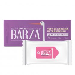 Teste de sarcina/ovulatie - Barza Test de sarcina jet (stilou) ultrasensibil + servetele intime cadou, medik-on.ro