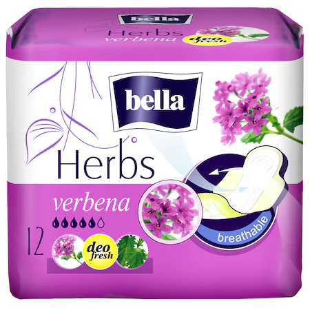 Absorbante si tampoane - Bella Herbs absorbante Verbena x 12 bucati, medik-on.ro