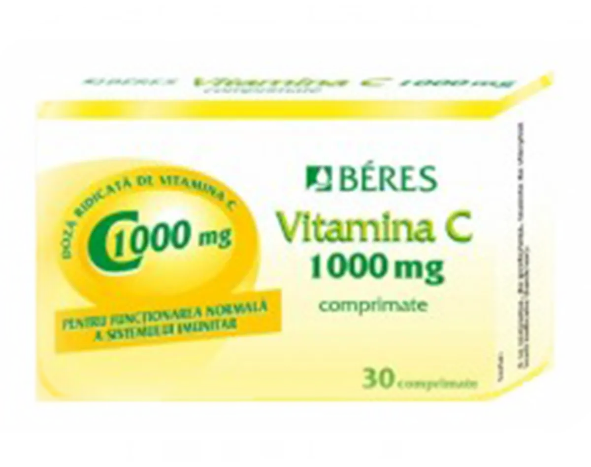 Imunitate - Beres vitamina C 1000mg x 30 comprimate, medik-on.ro