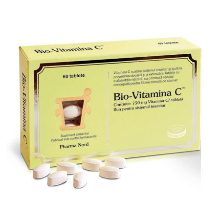 Imunitate - Bio Vitamina C 750 mg x 60 tablete, medik-on.ro
