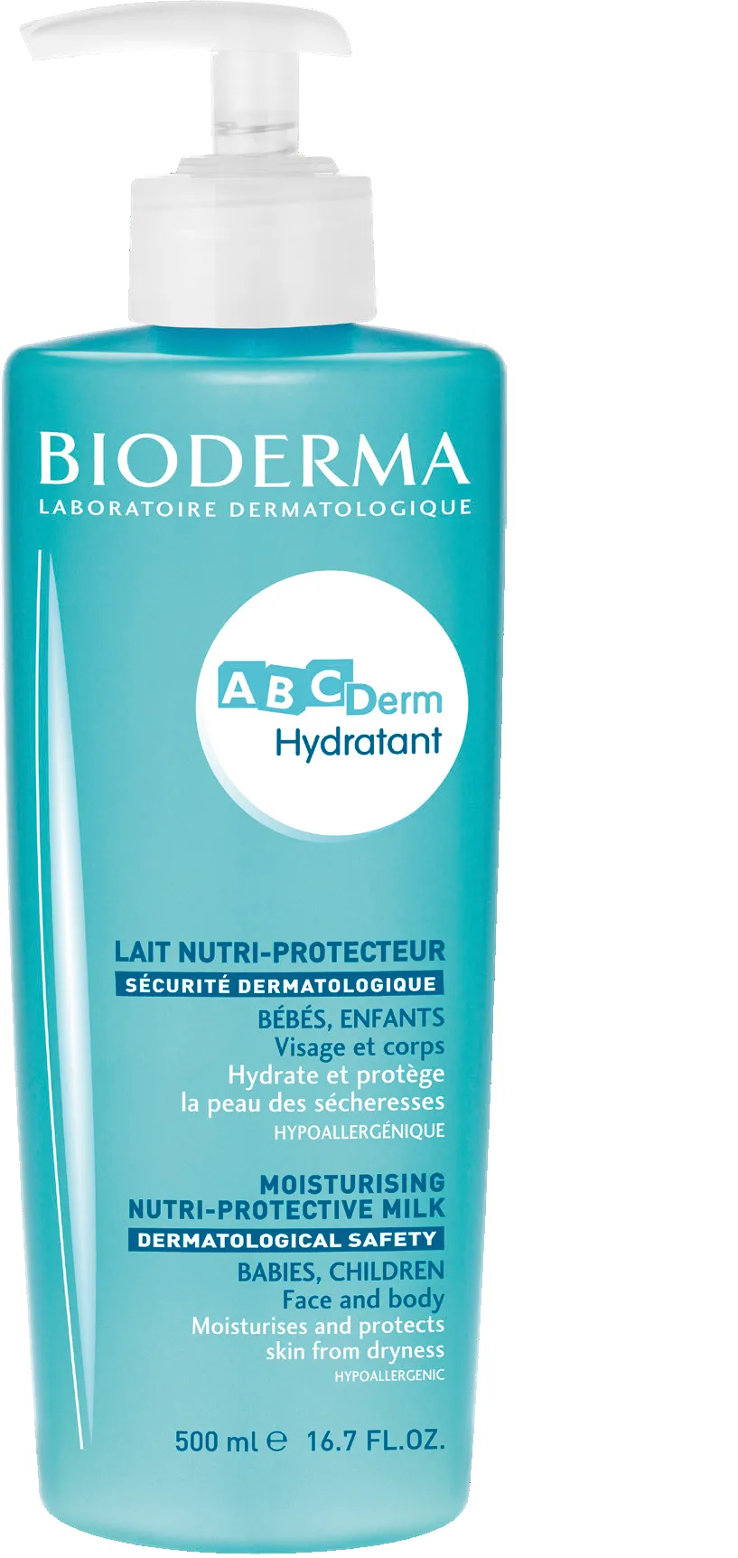 Crema, lotiune si balsam de corp - Bioderma ABC Derm lapte hidratant pentru copii si bebelusi x 500ml, medik-on.ro